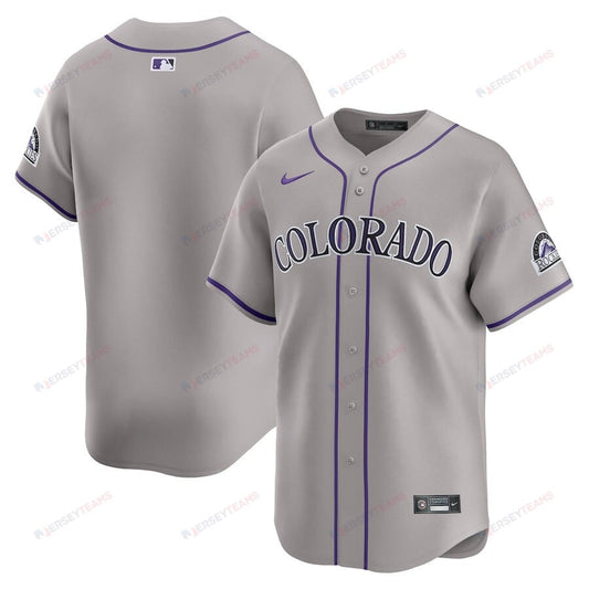 Colorado Rockies Road Limited Men Jersey - Gray