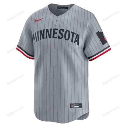 Minnesota Twins Road Limited Men Jersey - Gray