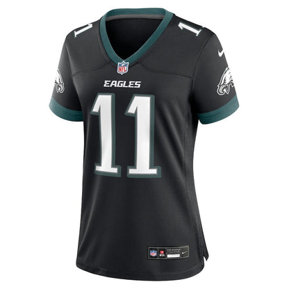 A.J. Brown 11 Philadelphia Eagles Alternate Game Women Jersey - Black