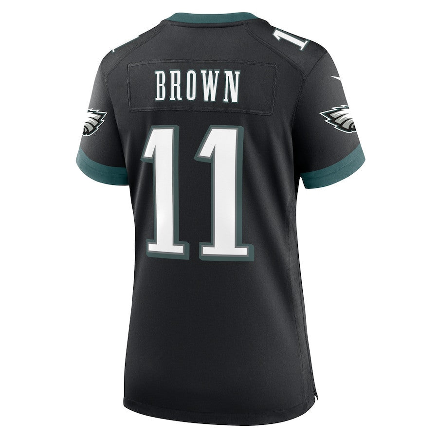 A.J. Brown 11 Philadelphia Eagles Alternate Game Women Jersey - Black