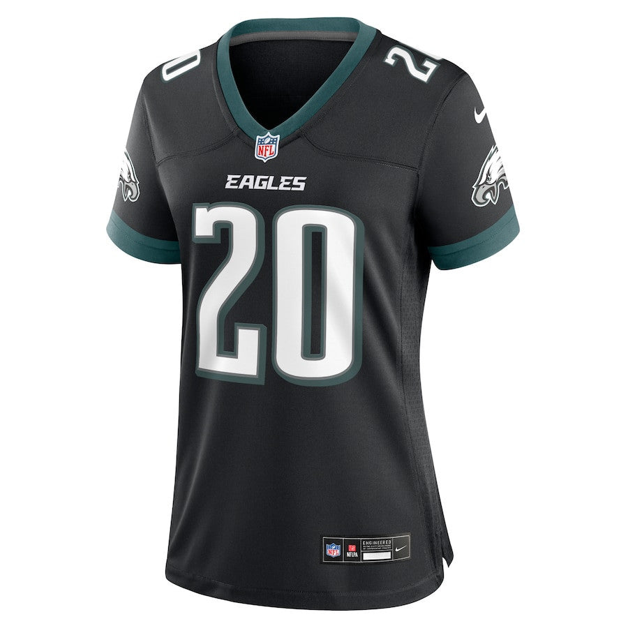 Brian Dawkins 20 Philadelphia Eagles Alternate Game Women Jersey - Black