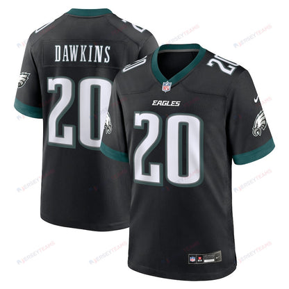 Brian Dawkins 20 Philadelphia Eagles Alternate Game Men Jersey - Black