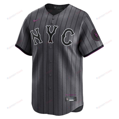 Pete Alonso 20 New York Mets 2024 City Connect Limited Men Jersey - Graphite