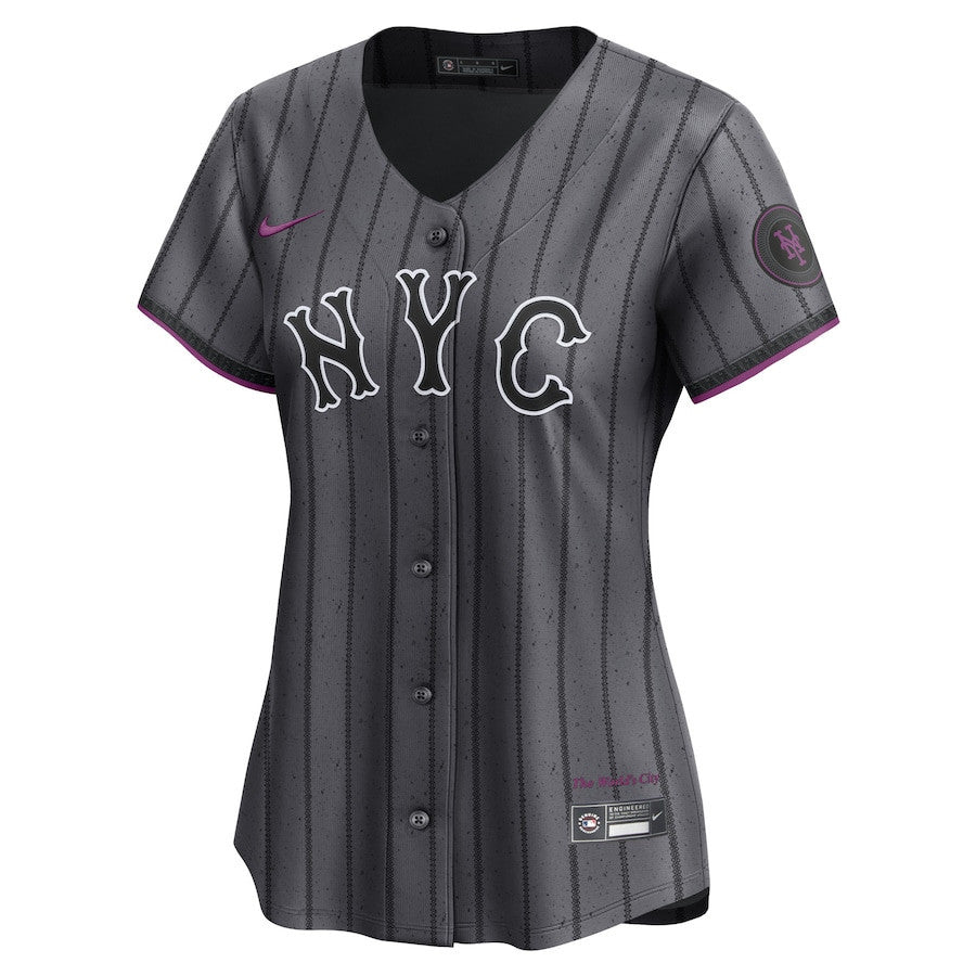 Pete Alonso 20 New York Mets 2024 City Connect Limited Women Jersey - Graphite