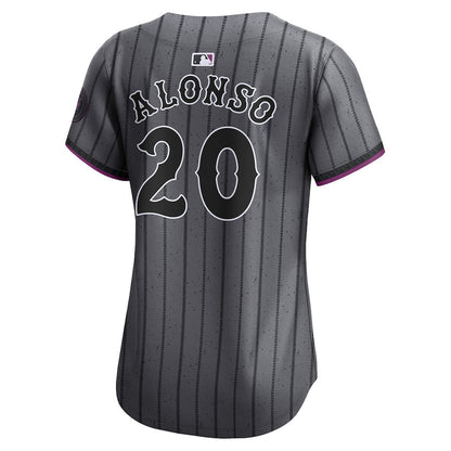 Pete Alonso 20 New York Mets 2024 City Connect Limited Women Jersey - Graphite