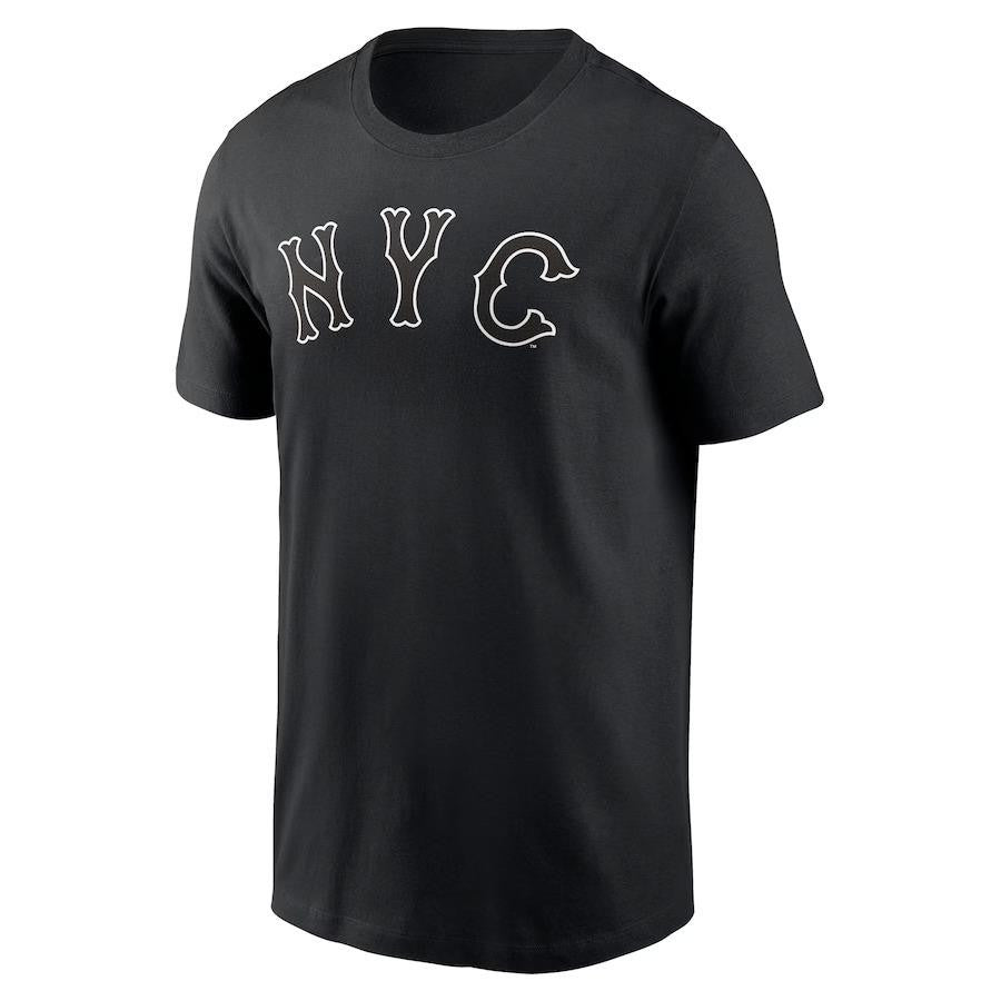 New York Mets 2024 City Connect Wordmark T-Shirt - Black