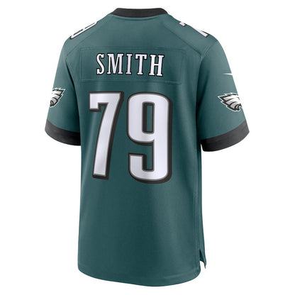 Lecitus Smith 79 Philadelphia Eagles Game Men Jersey - Midnight Green