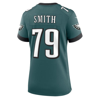 Lecitus Smith 79 Philadelphia Eagles Women Game Jersey - Midnight Green