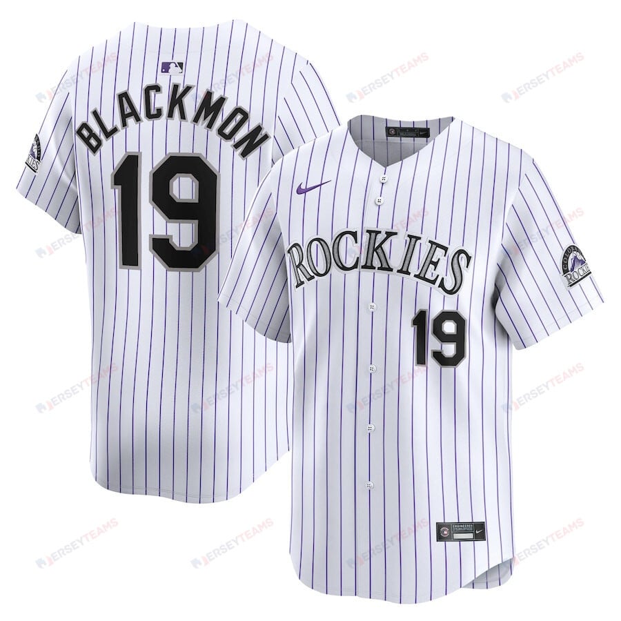 Charlie Blackmon 19 Colorado Rockies Home Limited Player YOUTH Jersey - White