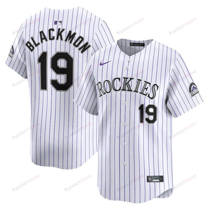 Charlie Blackmon 19 Colorado Rockies Home Limited Player YOUTH Jersey - White