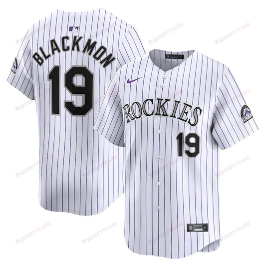 Charlie Blackmon 19 Colorado Rockies Home Limited Player YOUTH Jersey - White