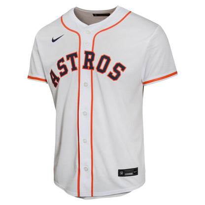 Jose Altuve 27 Houston Astros Home Game Player YOUTH Jersey - White