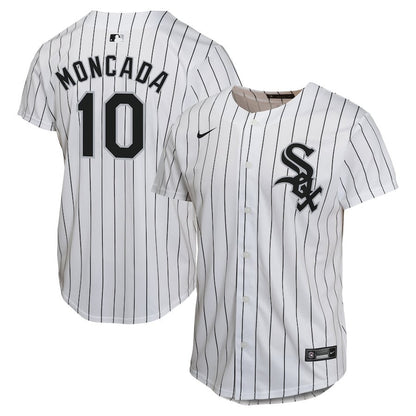 Yoan Moncada 10 Chicago White Sox Home Game Player YOUTH Jersey - White