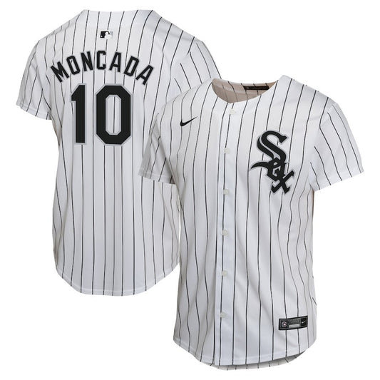 Yoan Moncada 10 Chicago White Sox Home Game Player YOUTH Jersey - White