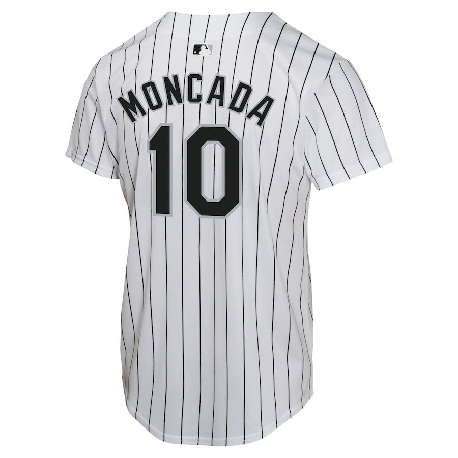 Yoan Moncada 10 Chicago White Sox Home Game Player YOUTH Jersey - White