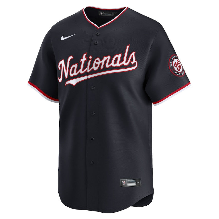 Washington Nationals Alternate Limited Custom Men Jersey - Navy
