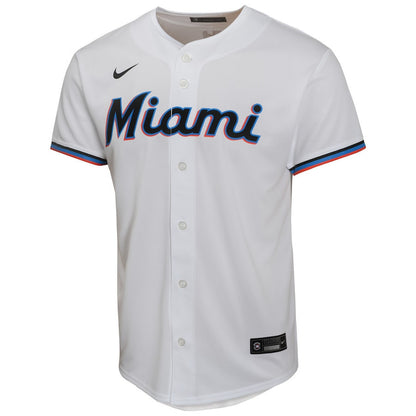 Jazz Chisholm Jr. 2 Miami Marlins Home Game YOUTH Jersey - White