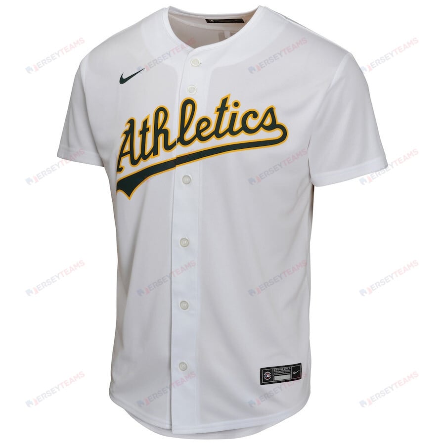 Zack Gelof 20 Oakland Athletics Home Game YOUTH Jersey - White