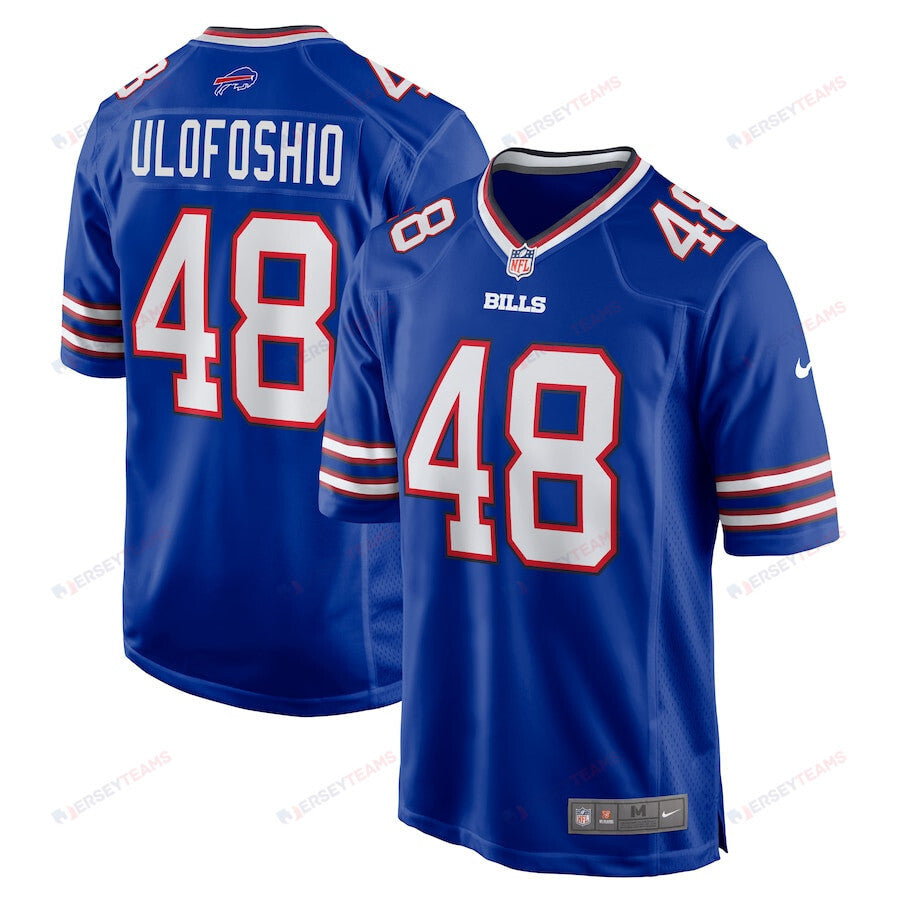 Edefuan Ulofoshio 48 Buffalo Bills Game Men Jersey - Royal