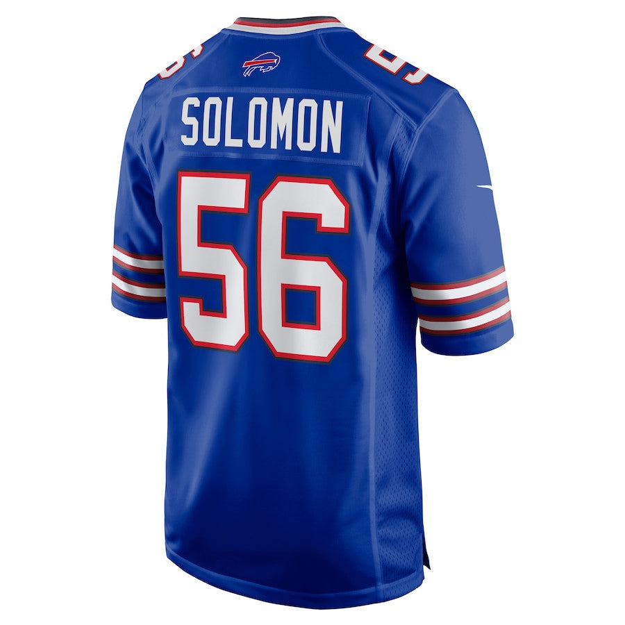 Javon Solomon 56 Buffalo Bills Game Men Jersey - Royal