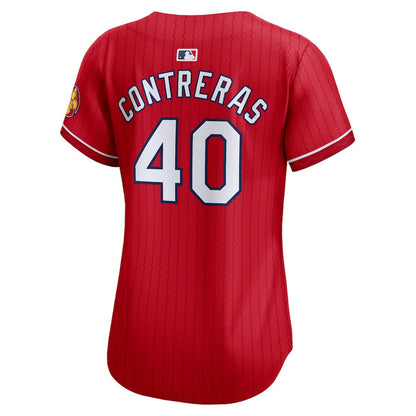 Willson Contreras 40 St. Louis Cardinals 2024 City Connect Limited Women Jersey - Red