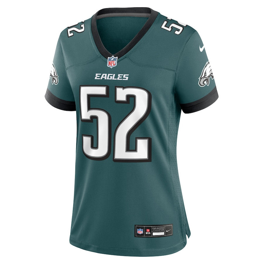 Julian Okwara 52 Philadelphia Eagles Women's Game Jersey - Midnight Green