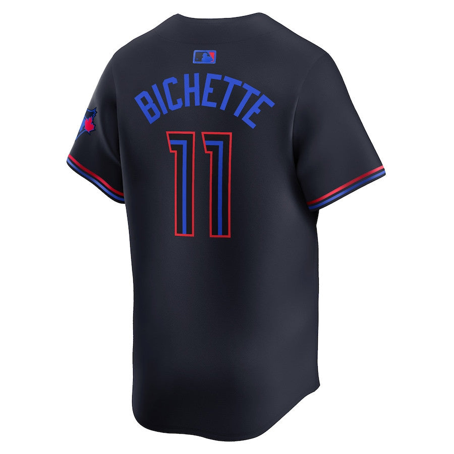 Bo Bichette 11 Toronto Blue Jays 2024 City Connect Limited Player Men Jersey - Black