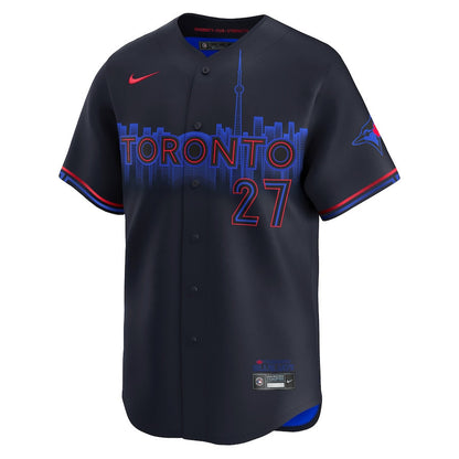 Vladimir Guerrero Jr. 27 Toronto Blue Jays 2024 City Connect Limited Player Men Jersey - Black