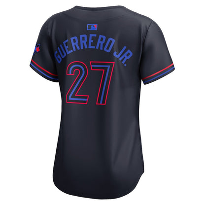 Vladimir Guerrero Jr. 27 Toronto Blue Jays 2024 City Connect Limited Women Jersey - Navy