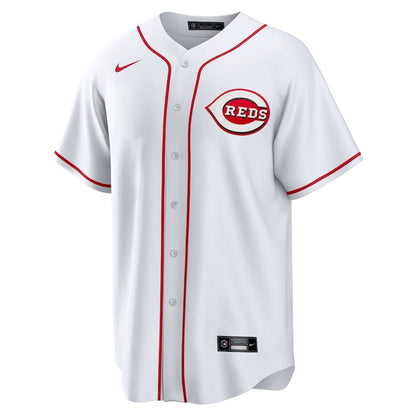 Matt McLain 9 Cincinnati Reds Home Men Jersey - White