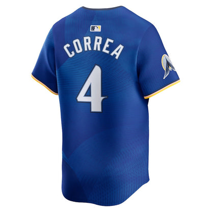 Carlos Correa 4 Minnesota Twins 2024 City Connect Limited Men Jersey - Royal
