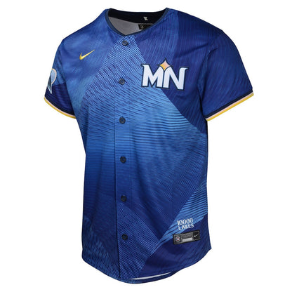 Byron Buxton 25 Minnesota Twins 2024 City Connect Limited YOUTH Jersey - Royal