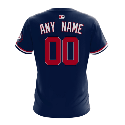 Washington Nationals 2024/25 Alternate Kits Custom AOP T-Shirt - Navy
