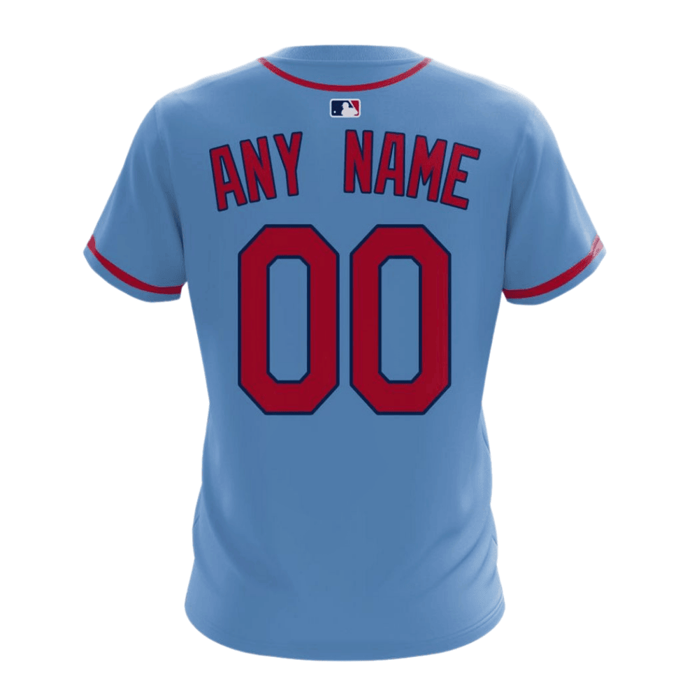 St. Louis Cardinals 2024/25 Alternate Kits Custom AOP T-Shirt - Sky Blue
