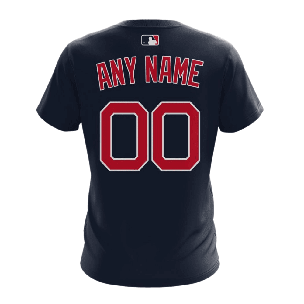 Boston Red Sox 2024/25 Alternate Kits Custom AOP T-Shirt - Navy