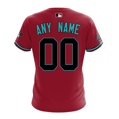 Arizona Diamondbacks 2024/25 Alternate Kits Custom AOP T-Shirt - Red