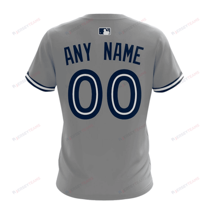 Toronto Blue Jays 2024/25 Road Kits Custom AOP T-Shirt - Gray
