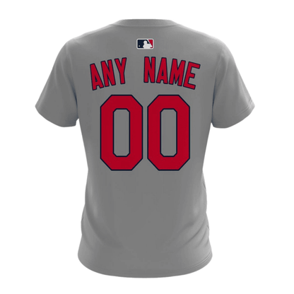 St. Louis Cardinals 2024/25 Road Kits Custom AOP T-Shirt - Gray
