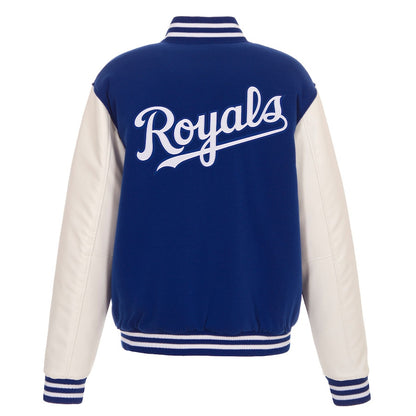 Kansas City Royals Reversible Fleece Full-Snap Jacket - Men's Royal