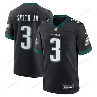 Nolan Smith 3 Philadelphia Eagles Alternate Game Men Jersey - Black