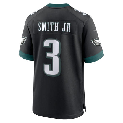 Nolan Smith 3 Philadelphia Eagles Alternate Game Men Jersey - Black