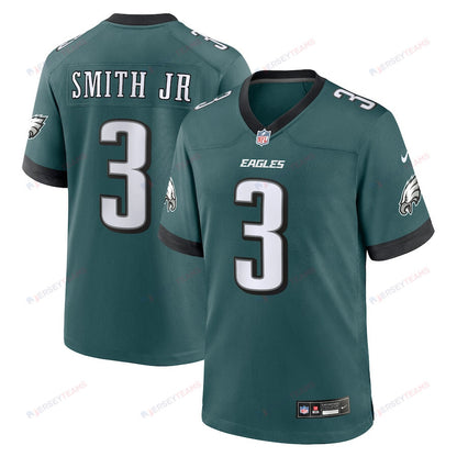 Nolan Smith 3 Philadelphia Eagles Team Game Men Jersey - Midnight Green