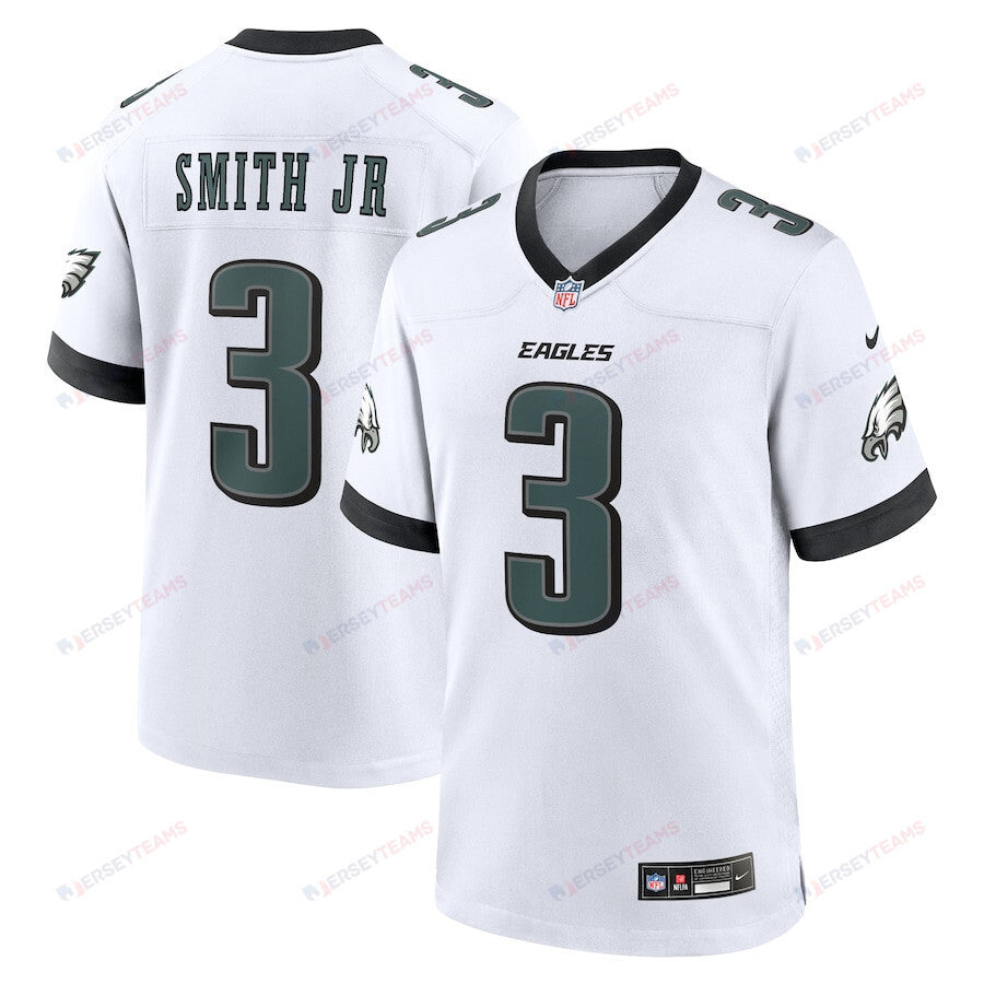 Nolan Smith 3 Philadelphia Eagles White Game Men Jersey - White