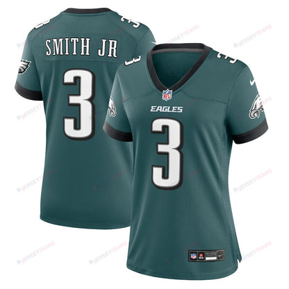 Nolan Smith 3 Philadelphia Eagles Women's Team Game Jersey - Midnight Green