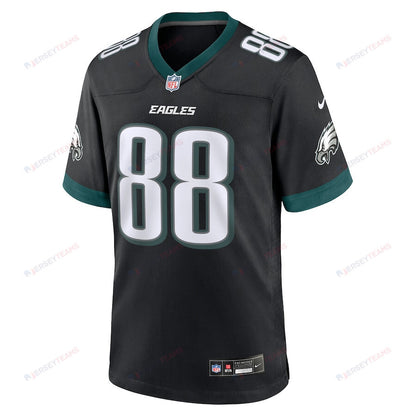 Dallas Goedert 88 Philadelphia Eagles Alternate Game Men Jersey - Black