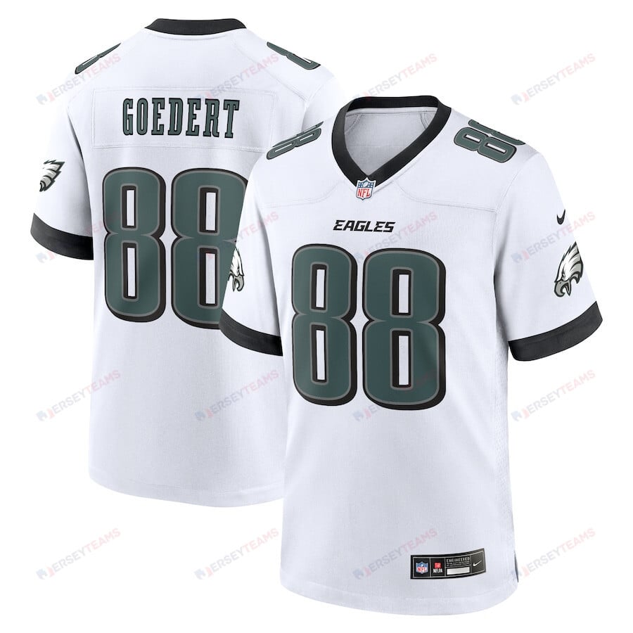 Dallas Goedert 88 Philadelphia Eagles Nike White Game Men Jersey - White