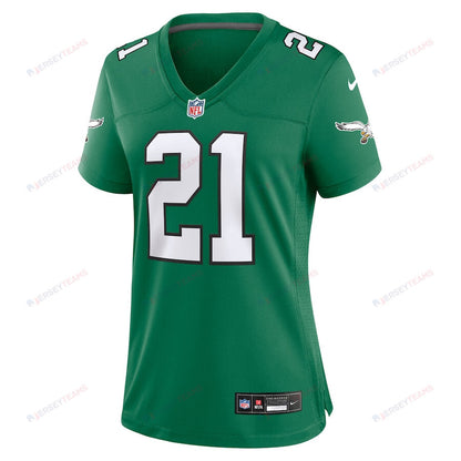Eric Allen 21 Philadelphia Eagles Women's Alternate Game Jersey - Kelly Green