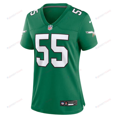 Brandon Graham 55 Philadelphia Eagles Women's Alternate Game Jersey - Kelly Green