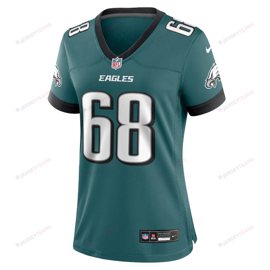 Jordan Mailata 68 Philadelphia Eagles Women's Team Game Jersey - Midnight Green