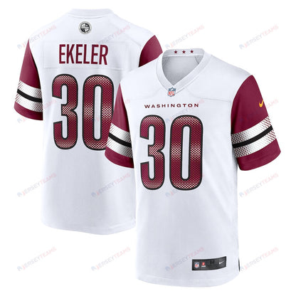 Austin Ekeler 30 Washington Commanders Game Men Jersey - White
